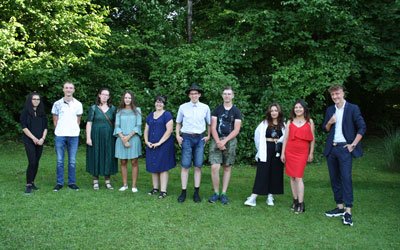 Von links: Jessy, Dominik, Melanie, Sarah, Marina, Daniel, Sven, Michelle, Emel, Mike. Foto: KJF Augsburg/Julian Hinke